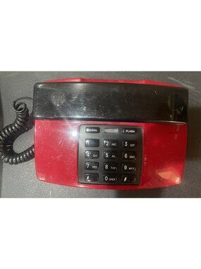 Radio Shack MODEL NO. 43-818Tudor T™ FASHION FONE Red/Black